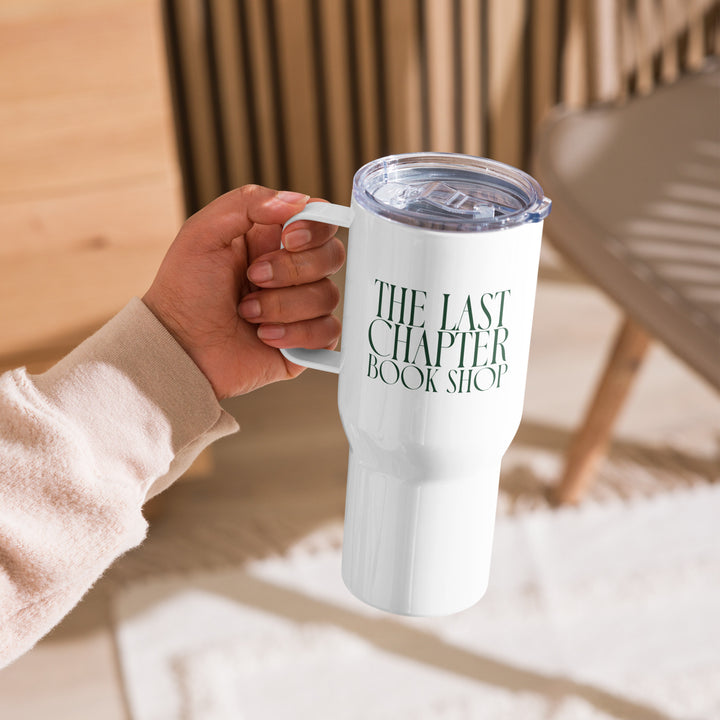 The Last Chapter Travel mug with a handle