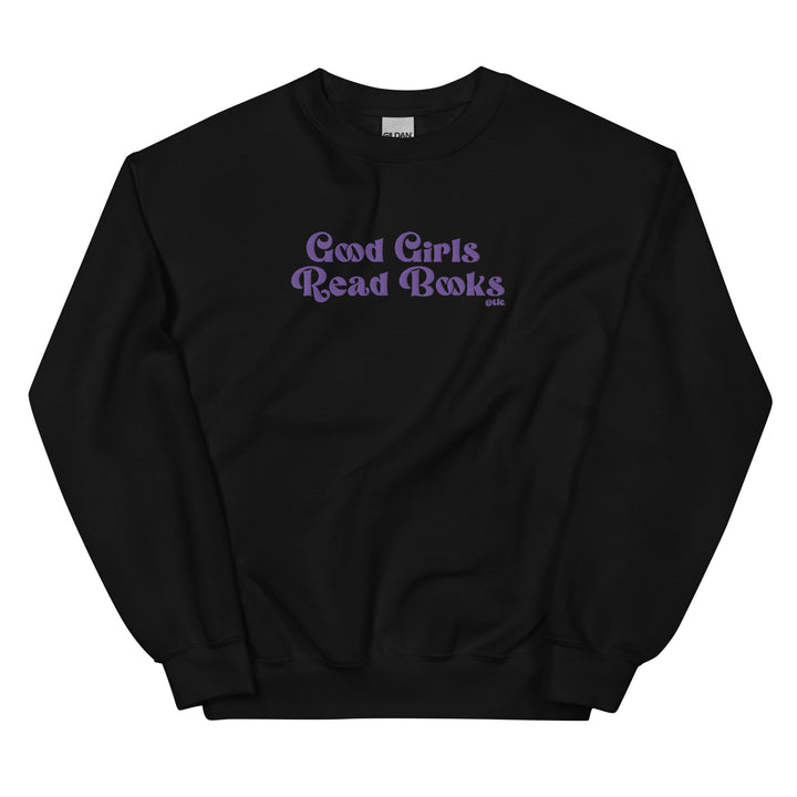 Good Girls Read Embroidered Crewneck