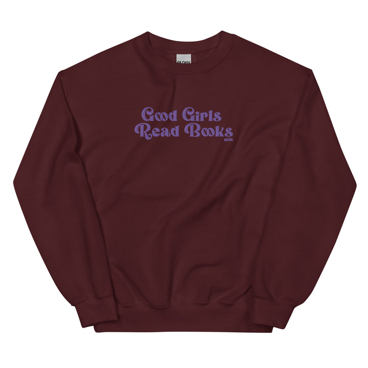 Good Girls Read Embroidered Crewneck