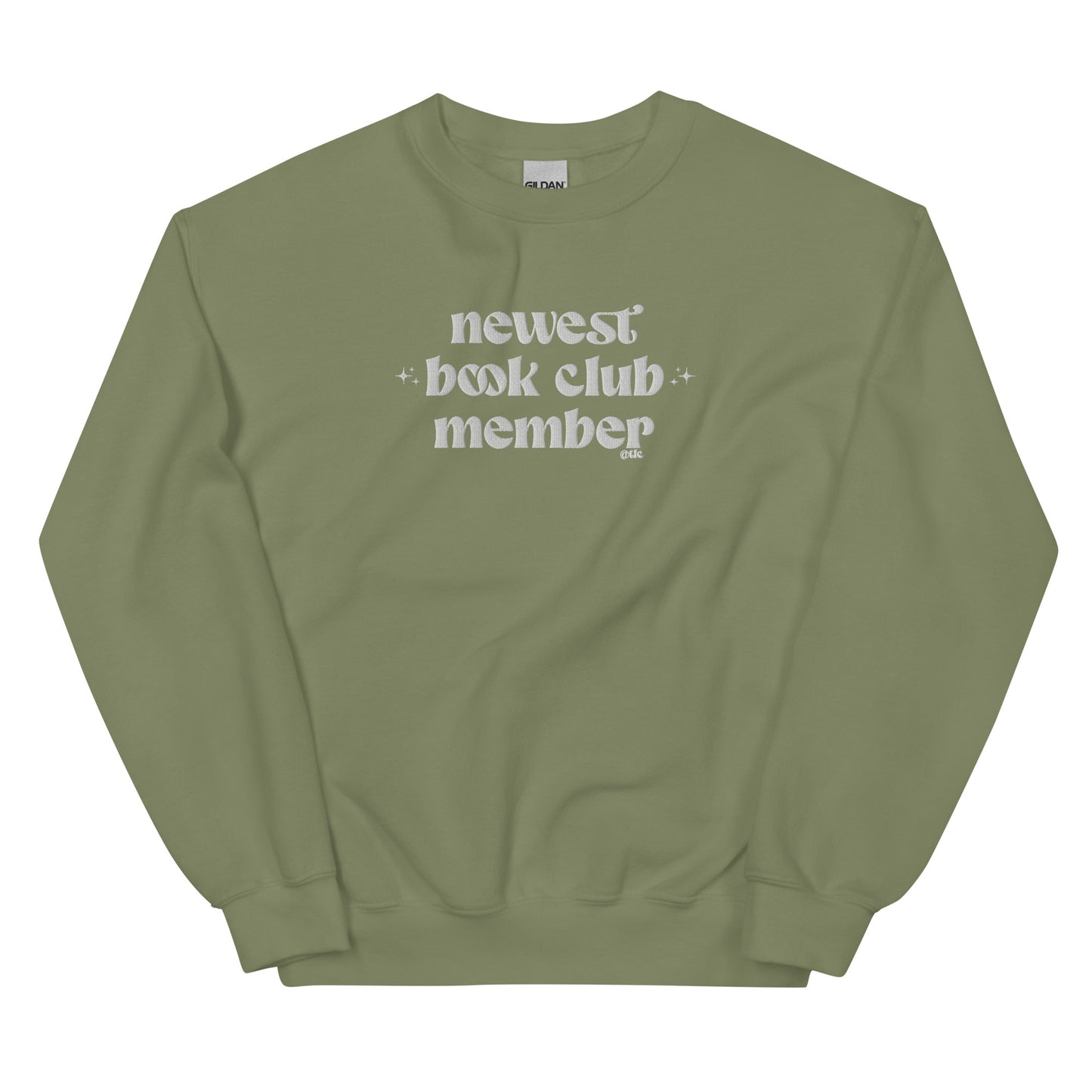 Book Club Embroidered Crewneck