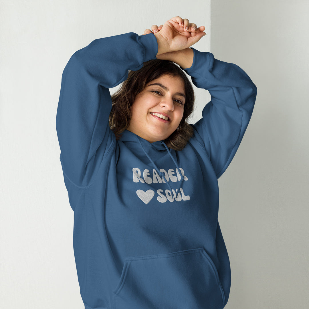 Reader Soul Embroidered Hoodie