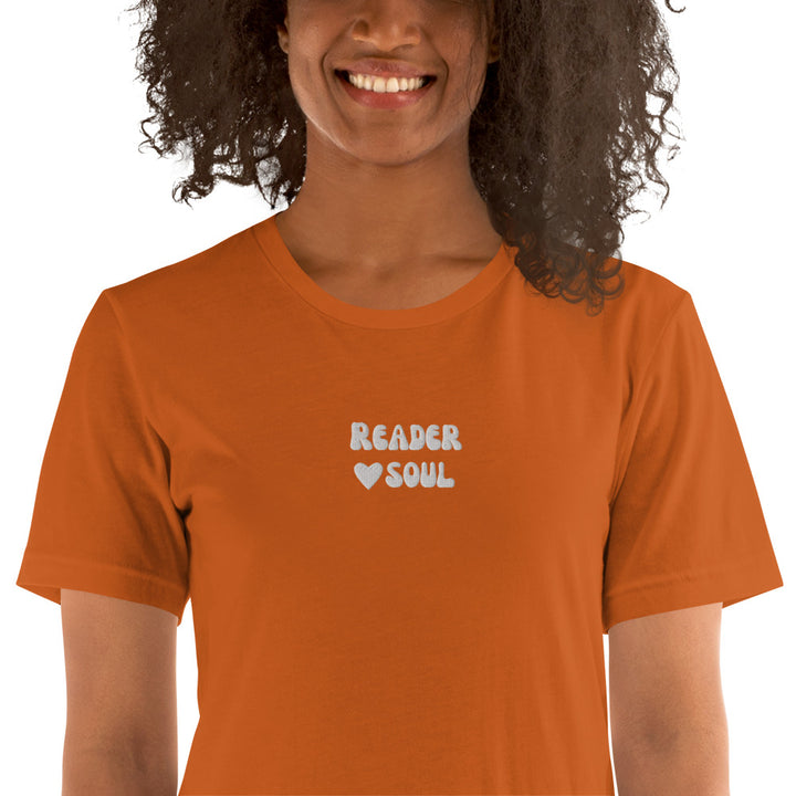 Reader Soul Embroidered t-shirt