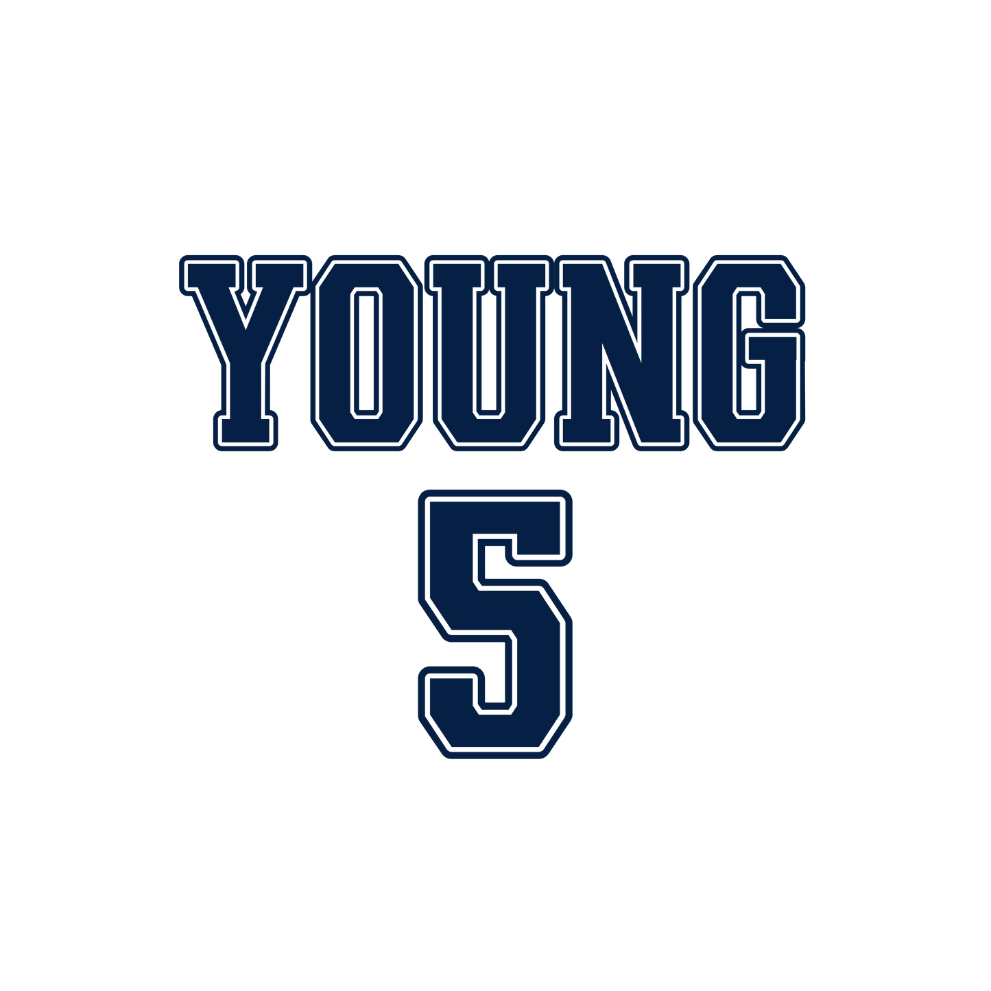 Young 5 Sticker - The S.J. Sylvis Shop