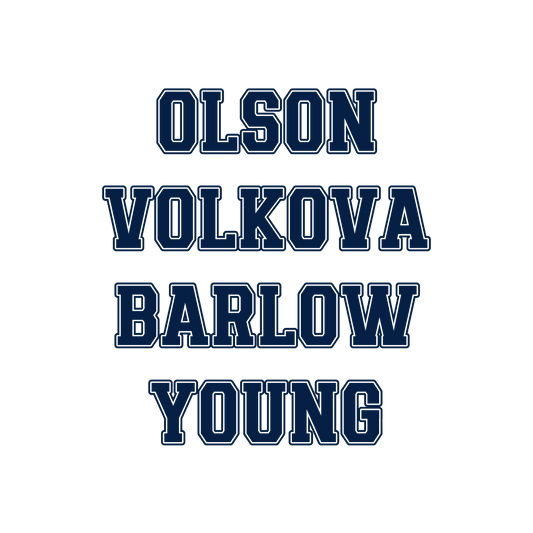 Blue Devils Player Names Sticker- The S.J. Sylvis Shop