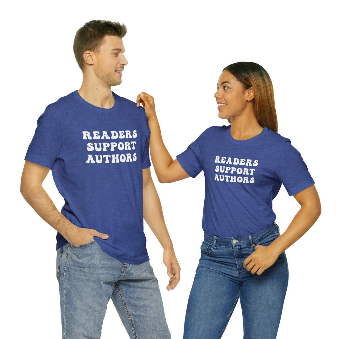 Readers Support Authors Short Sleeve Tee