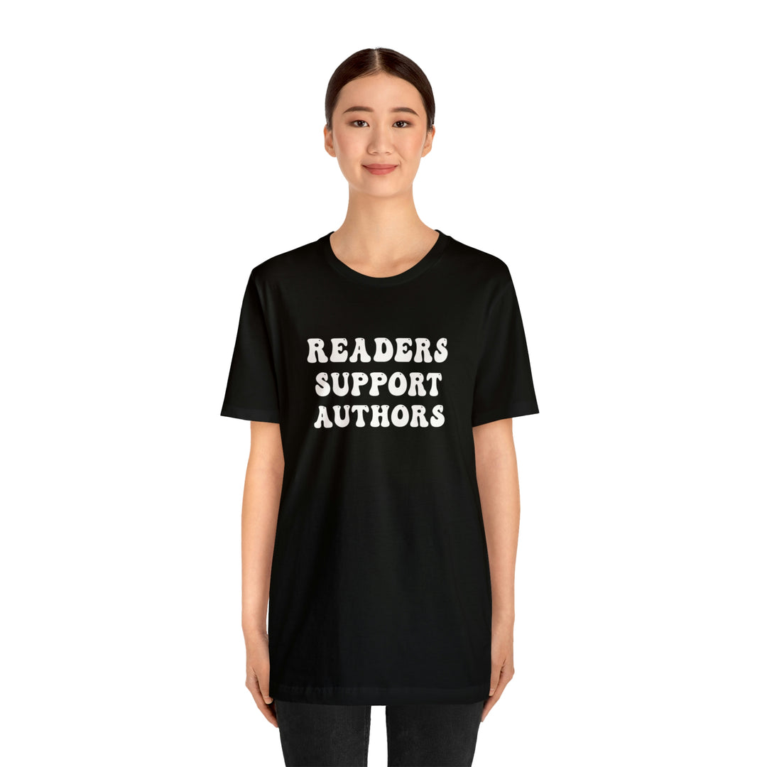 Readers Support Authors Short Sleeve Tee