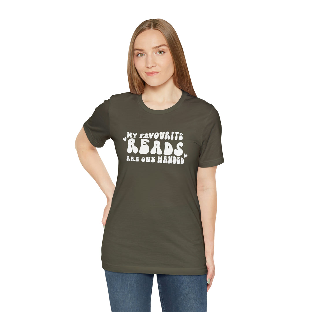 One Handed Reads Short Sleeve Tee